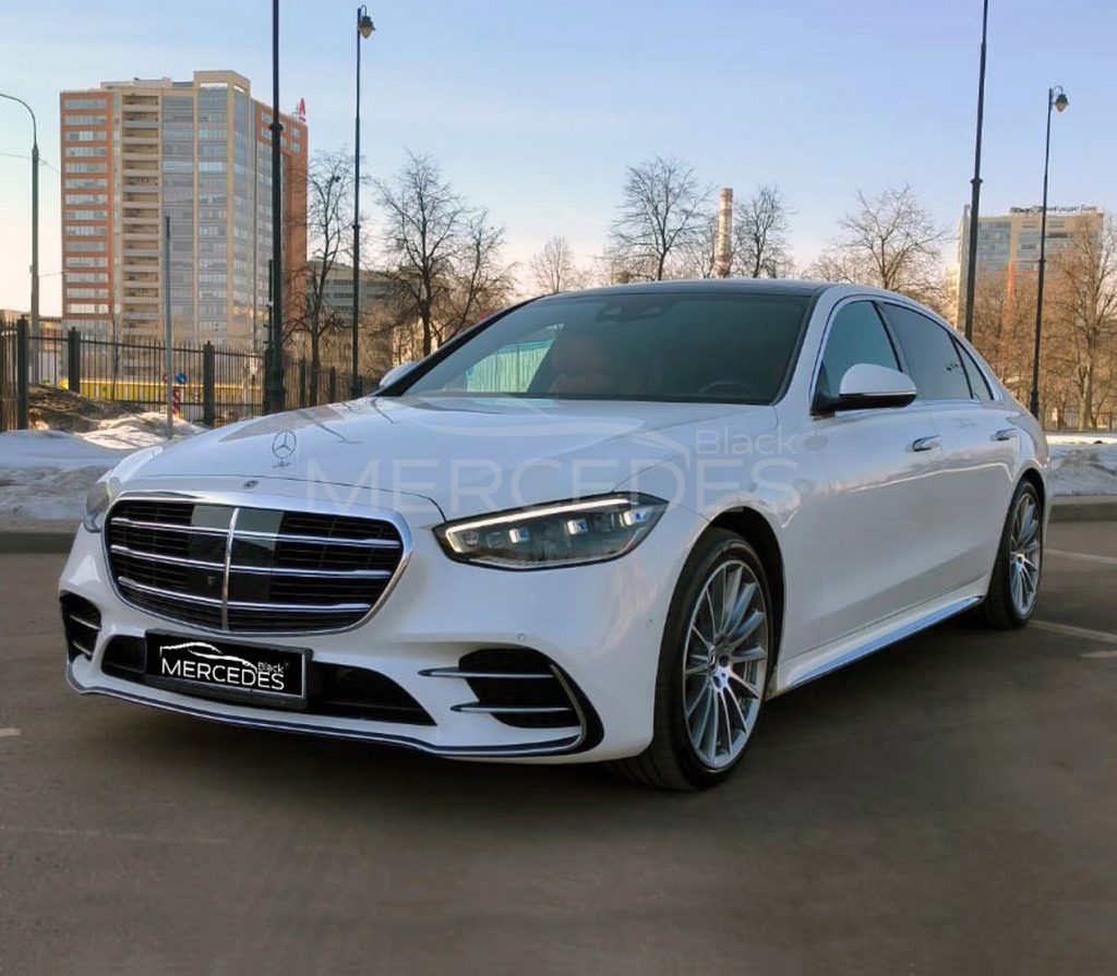 Белый Mercedes-Benz S-223