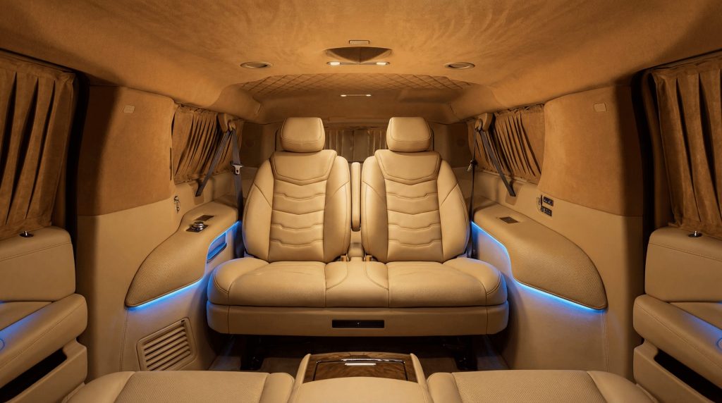 Джип Cadillac Escalade IV VIP кабинет с перегородкой