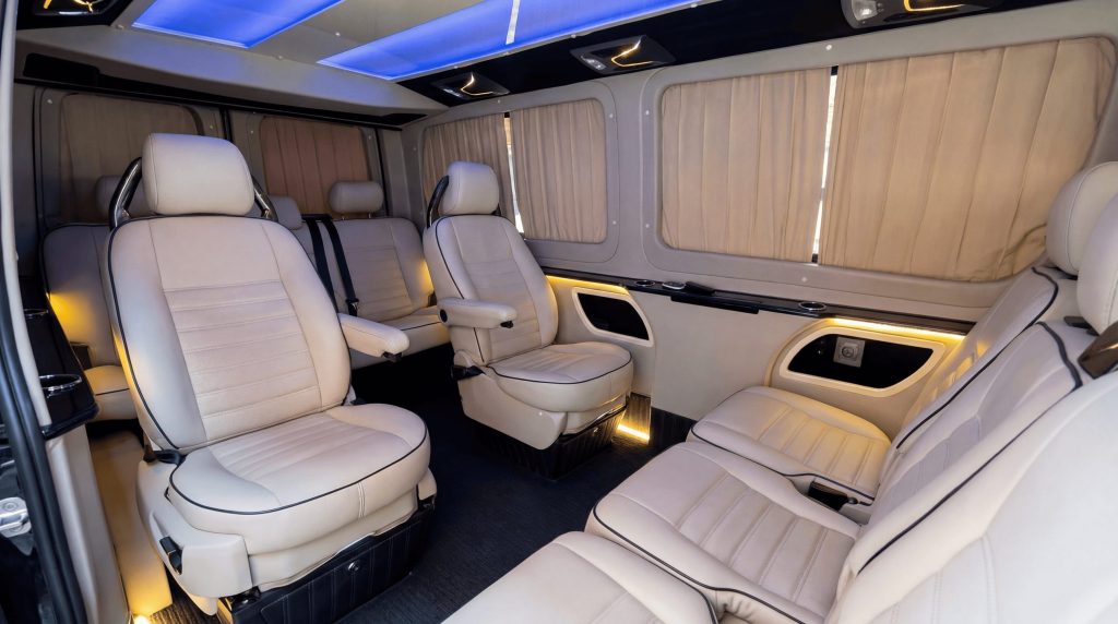 Микроавтобус Mercedes Sprinter VIP черный (10 мест)