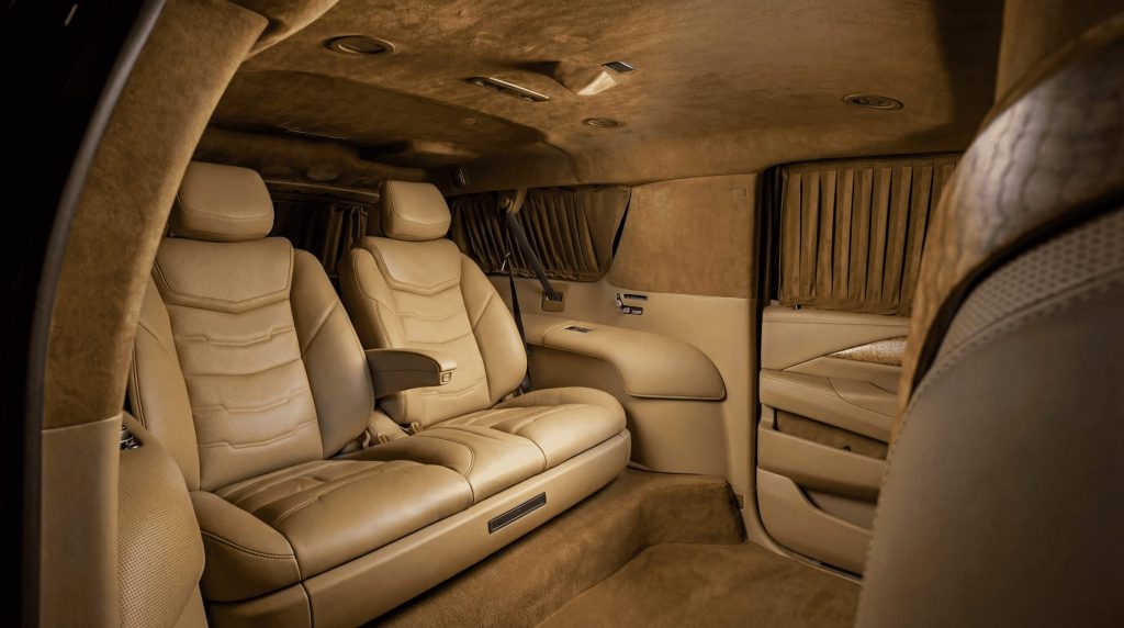 Джип Cadillac Escalade IV VIP кабинет с перегородкой